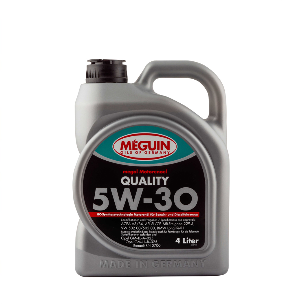 Олива моторна Meguin QUALITY SAE 5W-30 4 л